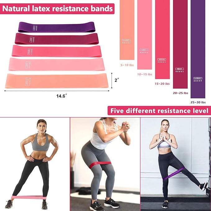 Yoga Wheel Set 11-in-1,Back Roller & 2 Blocks with Strap,Resistance Bands,Jump Rope,Carrying Bag,Perfect Yoga Back Wheel Accessory Starter Kit for Beginner, Stretching, Improving Backbends
