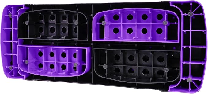 BalanceFrom Aerobic Step Platform Trainer with Adjustable 3-Level Risers, 400 Pound Weight Capacity – Non-Slip Exercise Stepper for Cardio, Strength, and Fitness Workouts at Home or Gym