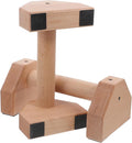 BESPORTBLE Wooden Push up Bars Pushup Handles Strength Training Push up Stands Beech Wood 25cm Pair Fitness Equipment for Home and Outdoor Workout