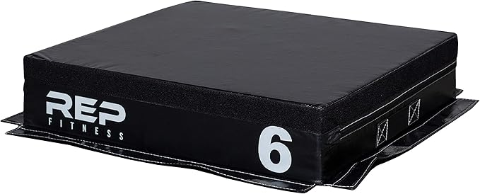 REP Fitness Stackable Soft Foam Plyo Box Set, Adjustable Plyometric Jump Box for Home Gym Workouts, Plyometric Jumping Platform for Exercise, Step Training, HIIT & CrossFit
