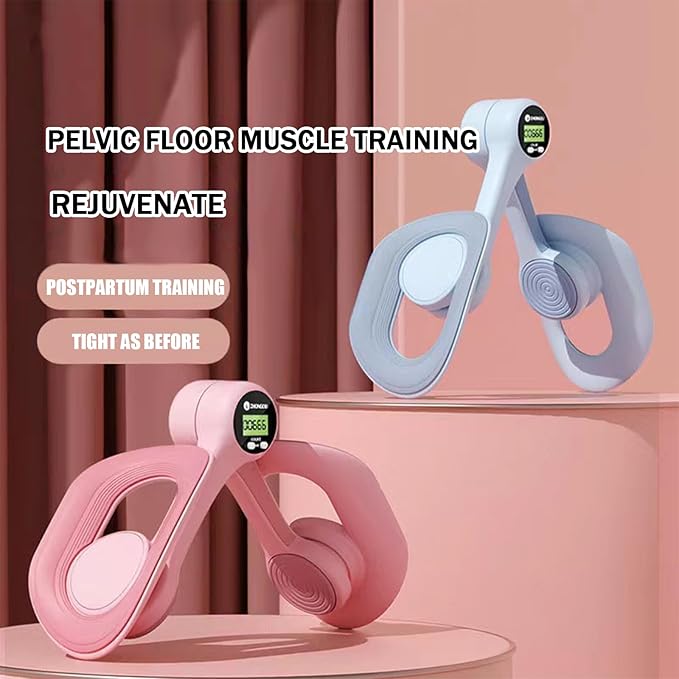 360° Thigh Master & Pelvic Floor Exerciser for Women - Leg Toner with Adjustable Resistance, Home Workout Equipment (Pink)
