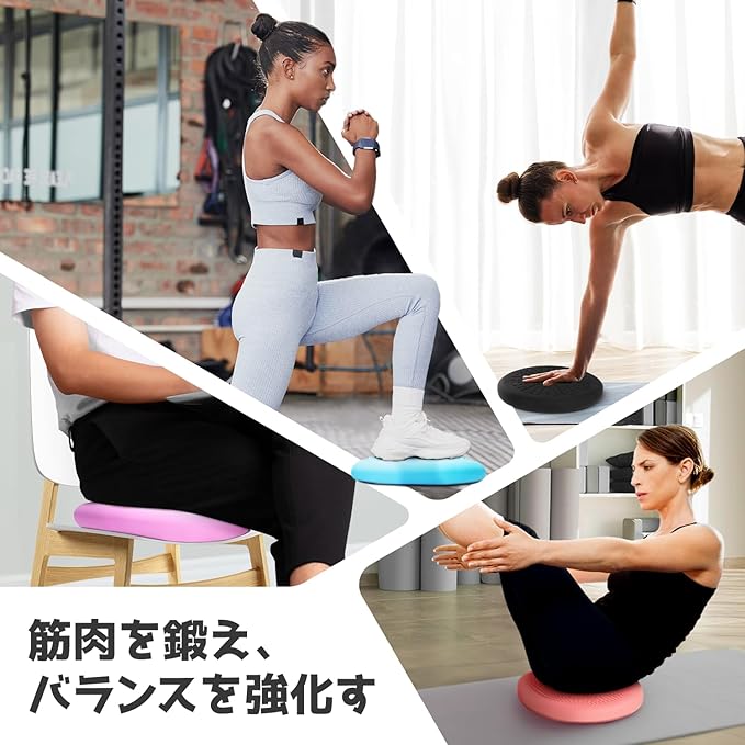 Yes4All UXKR Balance Cushion, Plastic, Blue