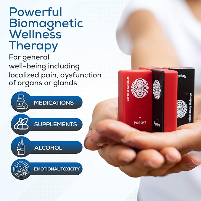 SaveMeMagnets - Biomagnetism Wellness Kit | 10 Therapeutic-Grade Magnets & 4 Illustrated Guides | DIY Magnet Self-Care for Wellness & Balance | Magnetic Tools for Energy, Alignment & Recalibration