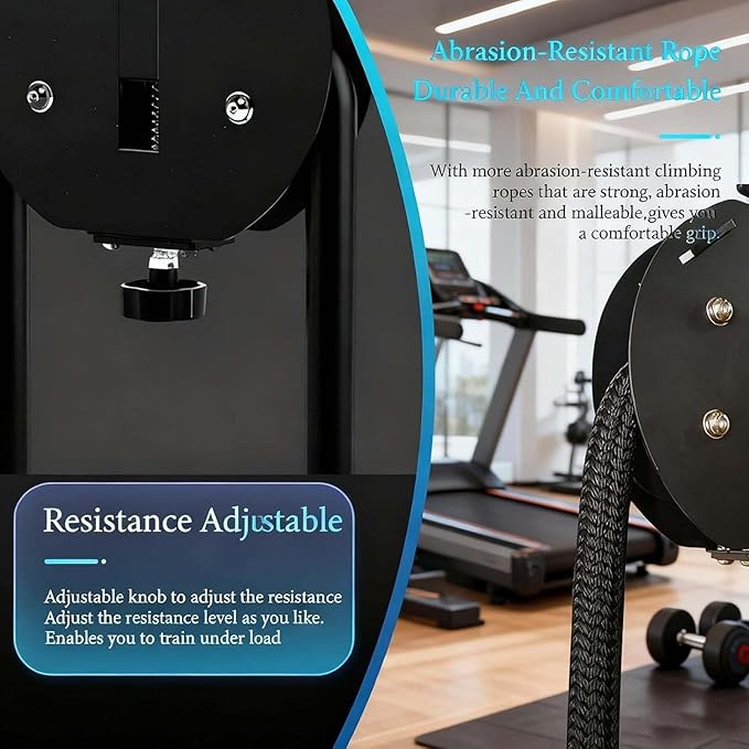 Closed-Loop Nylon Rope Trainer, Endless Rope Exercise System, For Reliable Resistance Training Up To 30 Kg (66 Lbs). With A 4-meter Rope Length, For Interval And Functional Training.