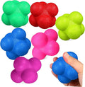 Yardwe 6pcs Colorful Reaction Balls Reflex Training Ball Goalkeeper Agility Sports Exercise