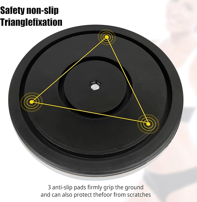 H H&J HUAJIAN Waist Whisper Disc Twister Board Body Twister Waist Twister Body Shaping Rotating Board for Women's Twisting Sports Equipment Aerobic Exercise Foot Massage