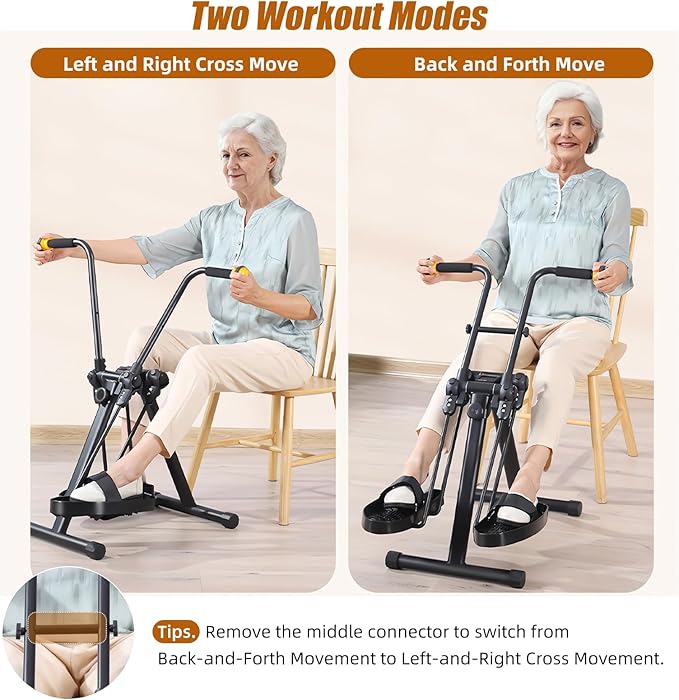 Arm and Leg Exercise Pedal Machine for Seniors, Seated Rehabilitation Bike for Physical Therapy, Elderly Stroke Recovery & Mobility Training Equipment