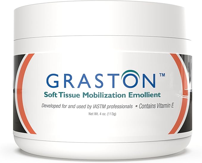 Graston Technique Vitamin E Enriched Emollient Cream - 4oz Jar, Ideal for IASTM Massage Lotion & Massage Cream, Perfect Vitamin E Cream for Massage and Physical Therapy, 1-Pack