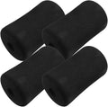 4Pcs Foam Pad Replacement Sleeve for Gym Exercise Equipment Comfortable Sponge Cover for Ab Training and Leg Extension Machines
