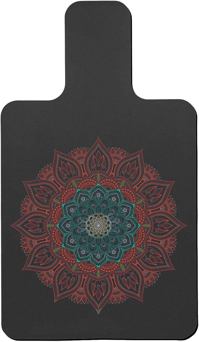 Non-Slip Pilates Reformer Mat Cover for Pilates Reformer Machine Equiment Extra Thick 1.5mm, 39 * 24inch,Mandala Flower Pantern