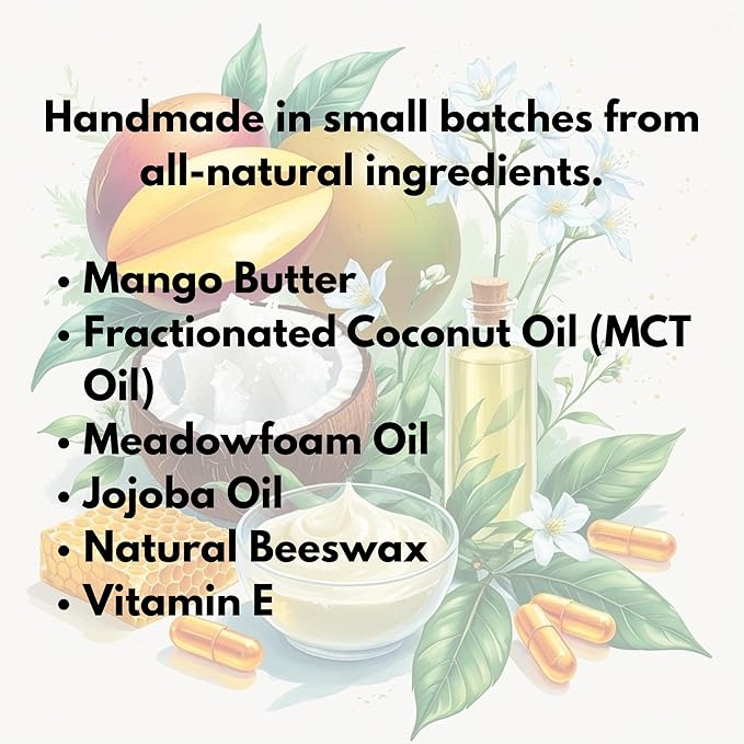 Massage & IASTM Emollient Balm – Unscented, All Natural, Oil Based Cream for Gua Sha Tools, Myofascial Release & Deep Tissue Massage – Vegan, Non Greasy, Premium Professional Grade (4 oz)