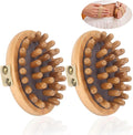 2PCS Meridian Massage Brush,Gua Sha Tool,Body Massage Brush,Wood Therapy Massage Tools, Meridian Brush for Belly,Body Sculpting Tools,Guasha Brush, Wooden Massage Tools,按摩梳, 经络刷