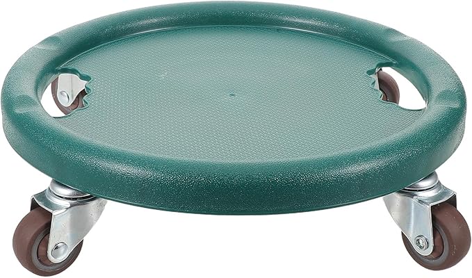 Ab Roller Wheel with Four-wheel Silent Gliders, Multifunctional Core Strength Trainer for Home Fitness, Green Abdominal Exercise Disc for Men and Women