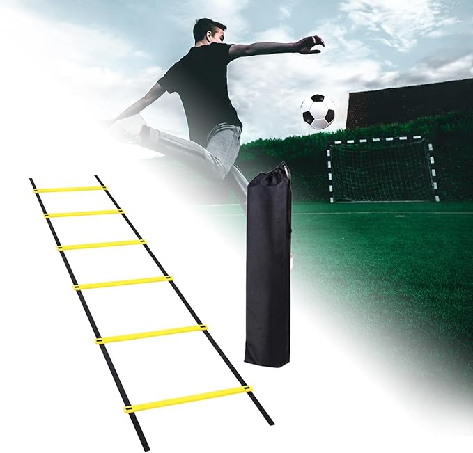 Agility Ladder Football Speed Training Equipment Soccer and Strength Nylon PP Material Suitable for Kids Adults Athletes