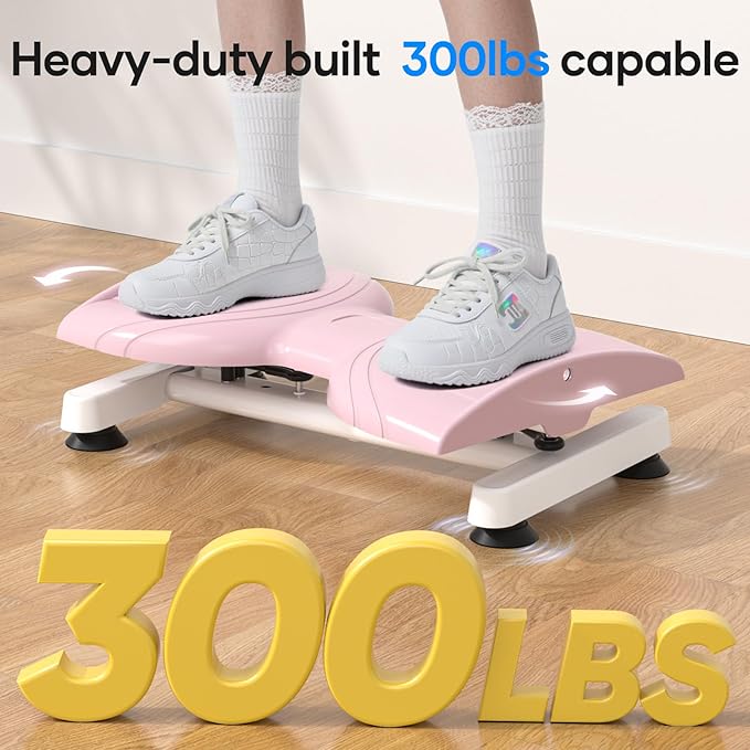 Waist Twist Machine, Twist Machine Exercise with 300 Lbs Weight Capacity, Ab Twist Board for Slim Waist and Core Ab Exercise,Noiseless Home Gym Equipment for Women Men
