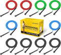 10 Pack Adjustable Jump Rope for Fitness and Exercise-PVC Skipping Rope for Men,Women and Kids-Tangle-Free for Keeping Fit, Training, Workout