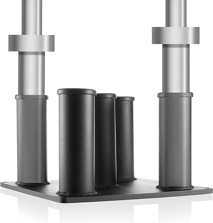 Philosophy Gym Vertical Barbell Holder - 5 Bar Storage Stand for 2" Olympic Bars