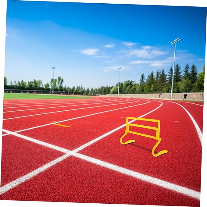 Yardwe Speed Training Agility Hurdles Adjustable Detachable Jumping Equipment for Athletes and Durable Soccer Basketball Football Training Tool with Variable Heights