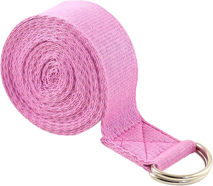 Fit Spirit 10ft Fitness Exercise Yoga Strap - Pink