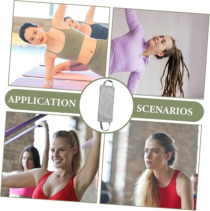 Canvas Sandbag for Weight Training Adjustable Fitness Workout Bag with Handles for Yoga and Exercise Suitable for Arm and Leg Training Heavy Duty 10kg Capacity