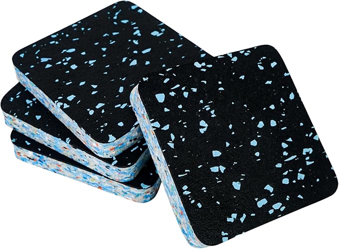 Luwint Treadmill Mat Pads, Rubber Foam Padding, Sound Isolation, Anti Vibration, Shock Absorbing, Noise Reduction Floor Protection Sheets for Treadmill, Washer Machine, Exercise Equipment