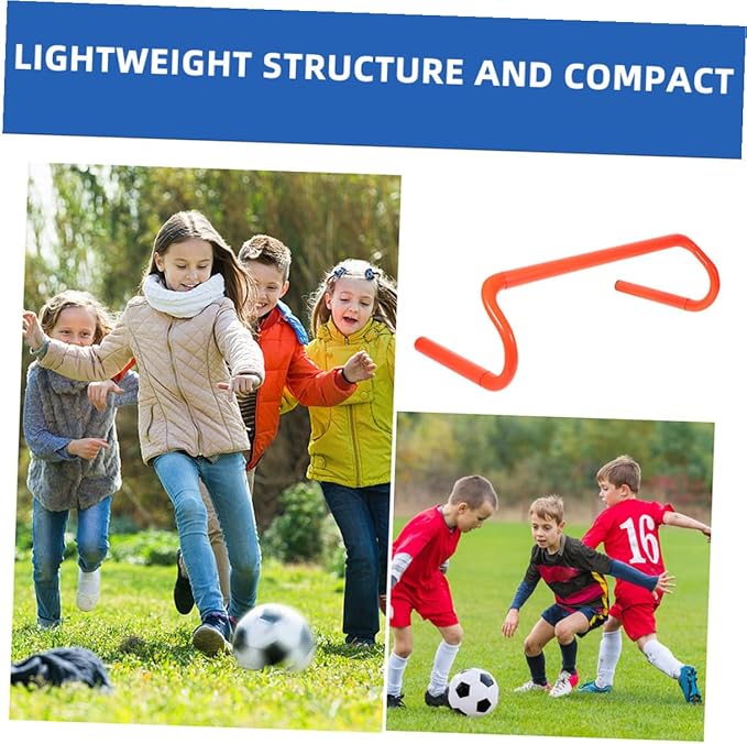 4pcs Agility Hurdles Small Hurdles for Preschool Sports Training Backyard Speed Jumping Equipment for Boys