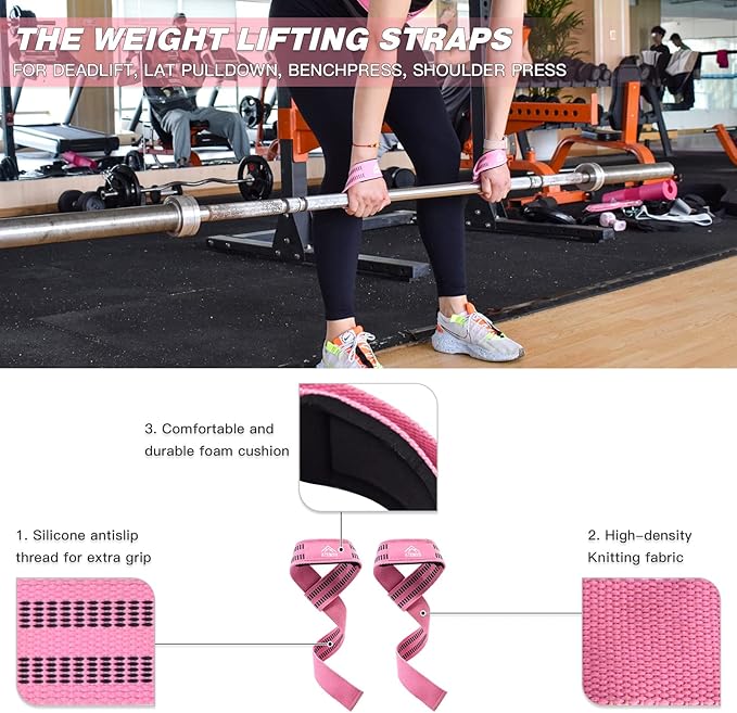 ATENTO 10Pcs Barbell Pad Set with Weight Lifting Belt, Thick Cushion Hip Thrust Pad for Bench Press, Lunges, Workout, Leg Exercise, Squat Bar Pad for Relief Pressure from Neck & Shoulder for Smith machine & Olympic Bars, with 2 Gym Ankle Straps, Hip Re...