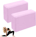 Leikefitness Yoga Blocks 2 Pack,Lightweight-High Density Eva Foam Soft Non-Slip for Yoga, Pilates, Meditation 9"×6"×3"