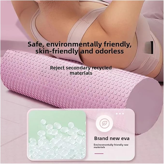 Yoga Foam Roller High Density For Pilates Yoga Muscle Massage And Fitness Sizes 30cm Diameter 10CM Unisex
