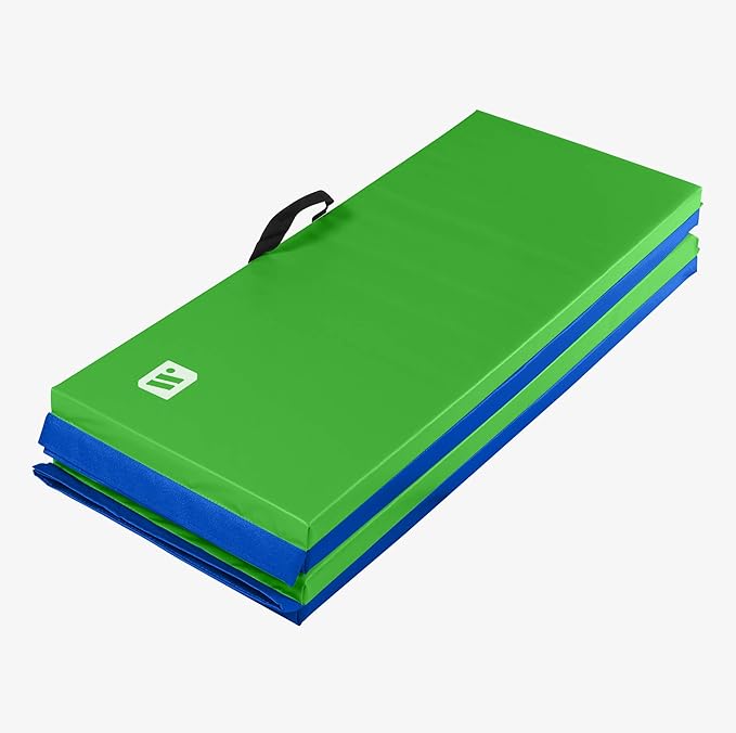 We Sell Mats - 4 ft x 6 ft x 2 - Personal Fitness & Exercise Mat for Home Workout - Lightweight and Folds for Carrying – All Purpose Gym Mat – Thick Mat for Yoga, Pilates, Stretches, Floor Exercises