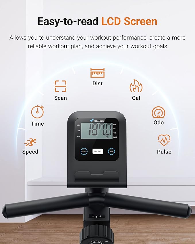 MERACH Recumbent Exercise Bikes for Home with Smart Bluetooth Equipment Exercise Bikes App,LCD,Heart Rate Handle Stationary Bikes for Home, Magnetic Recumbent Exercise Bike for Seniors Gym S08/S23