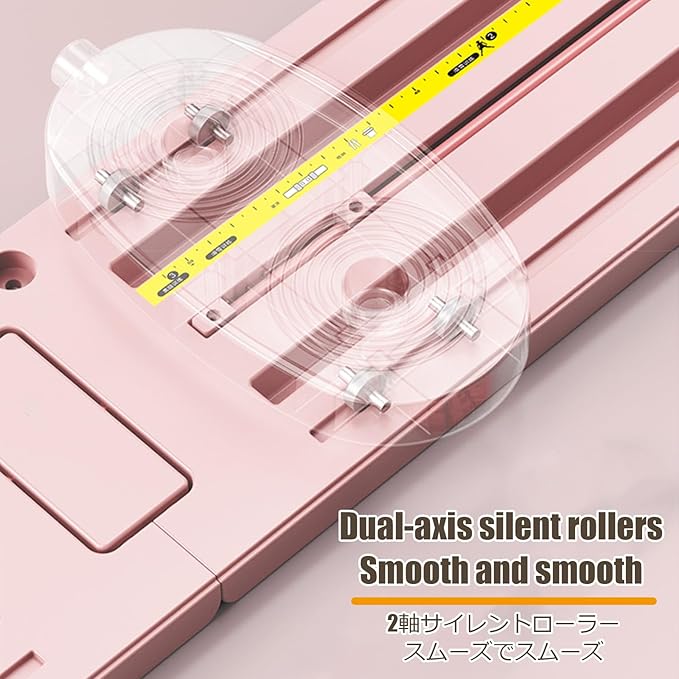 Leg Strength Split Exerciser Ski Trainer Ski Machine Exercise Collapsible Leg Magic Machine Adjustable Inner Thigh Shaper Kegel Trainer Workout Equipment(Pink,Basic Type)