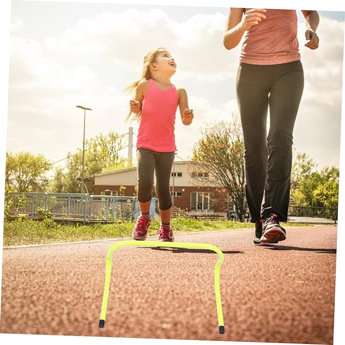 balacoo 6Pcs Football Agility Hurdles for Speed Training Durable Flexibility Training Equipment for Developing Agility and Footwork Skills Soccer and Sports Practice