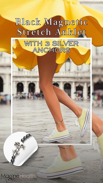Multi-Color Magnetic Therapy Stretch Anklet