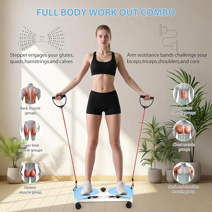 waist twister，waist twisting machine twister board with 300 lbs Weight Capacity, Noiseless Fitness Tool Foot Massage, Core Workout for Belly Fat Loss Anti-Slip Home Gym Equipment for Women Men Grey