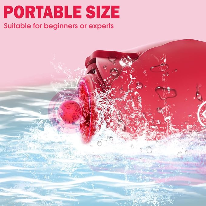 Rose Viboators for Woman, The Rose Adult Tool for Women with 10 Sucking Modes,Adult Toys Automatic Electric Machine Female HF-07