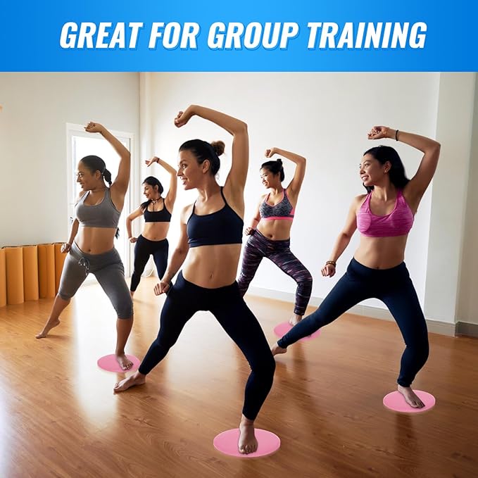 Wettarn 24 Pcs Core Sliders for Working Out Abdominal Exercise Gliding Discs Dual Sided Workout Disc Fitness Sliders Exercise Gear for Gym Floors Training Abdominal Core Strength
