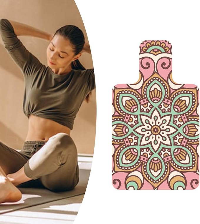 Sueded Pilates Floor Mat NonSlip Bed Pad Portable Folding Workout for Home Gym Balance Training Tool AntiSlip Exercise