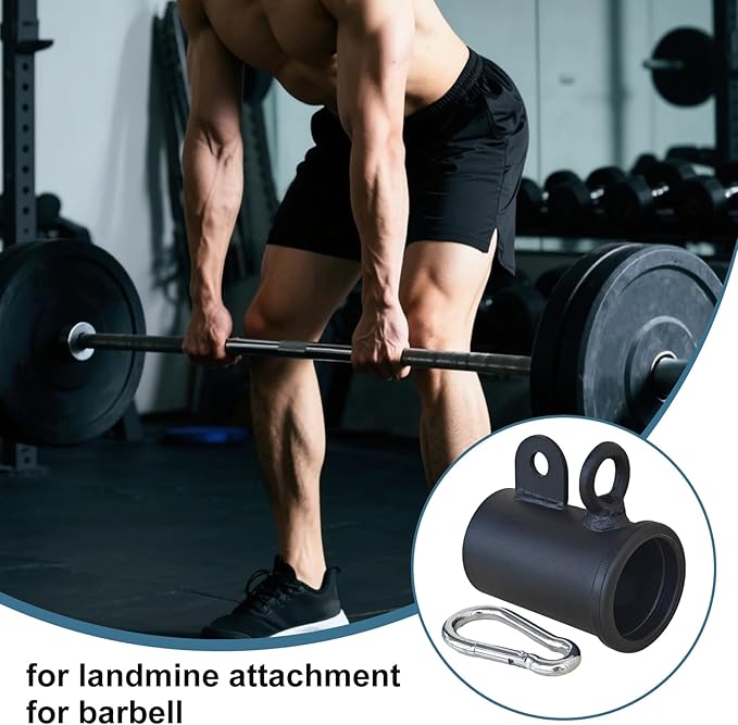 Row Attachment, Row Handle for Barbell, Exercise Equipment Fitness Gear for Strength Training Back, Shoulder, Arm Workouts at Home for Women and Men
