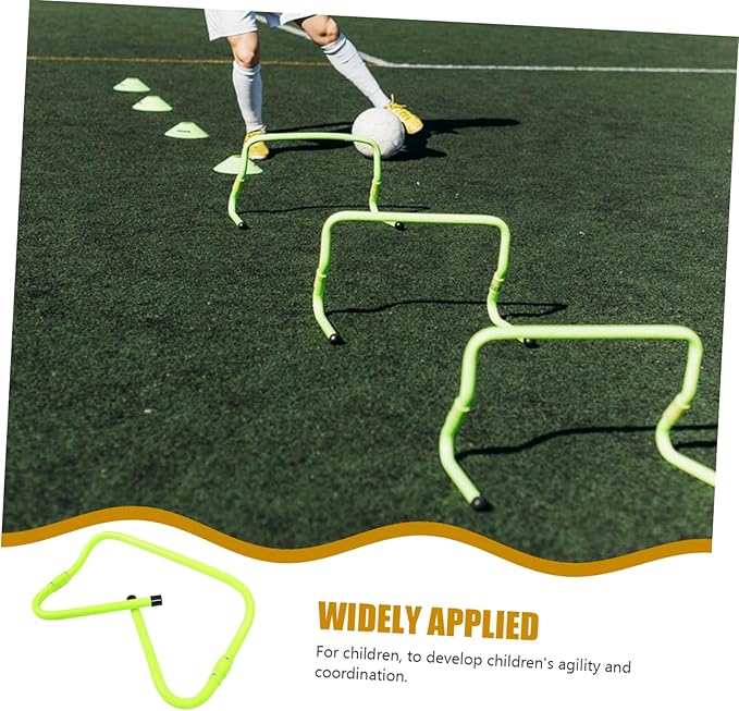 Milisten Agility Hurdle Training Supply for Boys and Girls Football Speed Hurdles for Coordination Flexibility for Practice Drills Design