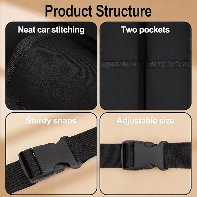 Massage Holster, Massage Lotion Holster, Massage Oil Holster for Therapists and Professionals, It Contains 2 250ml Essential Oil Bottles