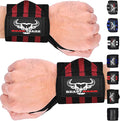 BEAST RAGE Wrist Wraps for Weightlifting - Adjustable Lifting Straps With Thumb Loop for Enhanced Gym Support, Powerlifting, Bodybuilding and Workout