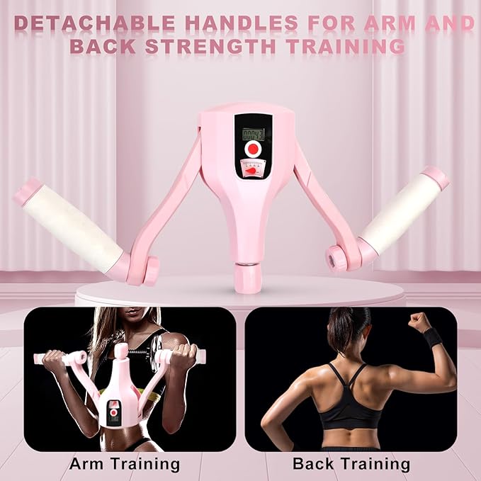Keria Thigh Trainer Thigh Exerciser Adjustable Resistance Hip Trainer, Inner Thigh Exercise,Pelvic Floor Muscle Kegel Exerciser for Women with Resistance Band