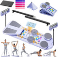 Prorobust Pilates Board, Multifuncional Portable Pilates Reformers Board Kit for Home Workout Fitness Training, Free Combination 100+ Full Body Exercise Modes