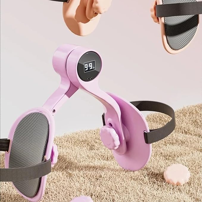 Inner Thigh Toner Muscle Fitness Exercise Equipment Pelvic Floor Trainer Arm Leg Exercisers for Home Gym Pelvic Floor Trainer Home Fitness Equipment Inner Thigh Toner