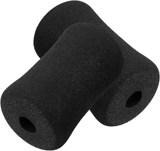 2pcs Foam Roller Pad Replacement for Gym Equipment Ab Training Sleeve for Leg Extension Machines Comfortable and Secure Fit for Enhanced Workouts