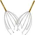Body Back Scalp Massager, Head Scratcher, Manual Head Massager for Stress Relief, Relaxing Scalp Scratcher, Tingler for Gentle Hair Stimulation (2 Pack, Color Varies)