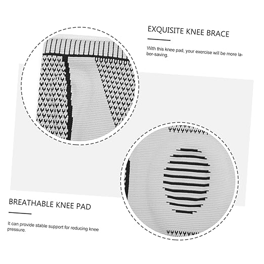 1pc Breathable Knee Pad with Elastic Design Knee Wrap for Sports Ergonomic Support for Running Basketball Cycling Reduces Pressure Comfortable Fit Coverage