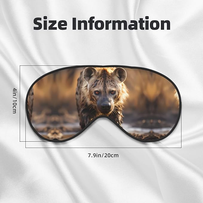 Lone Hyena Head-Mounted Double-Sided Light-Blocking Sleeping Eye mask to Protect Eyes and Relieve Eye Fatigue