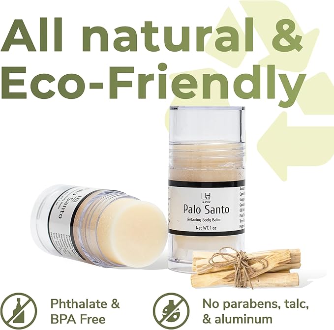 Palo Santo Muscle Butter, Soothe Muscle Aches, by La Parea Wellness